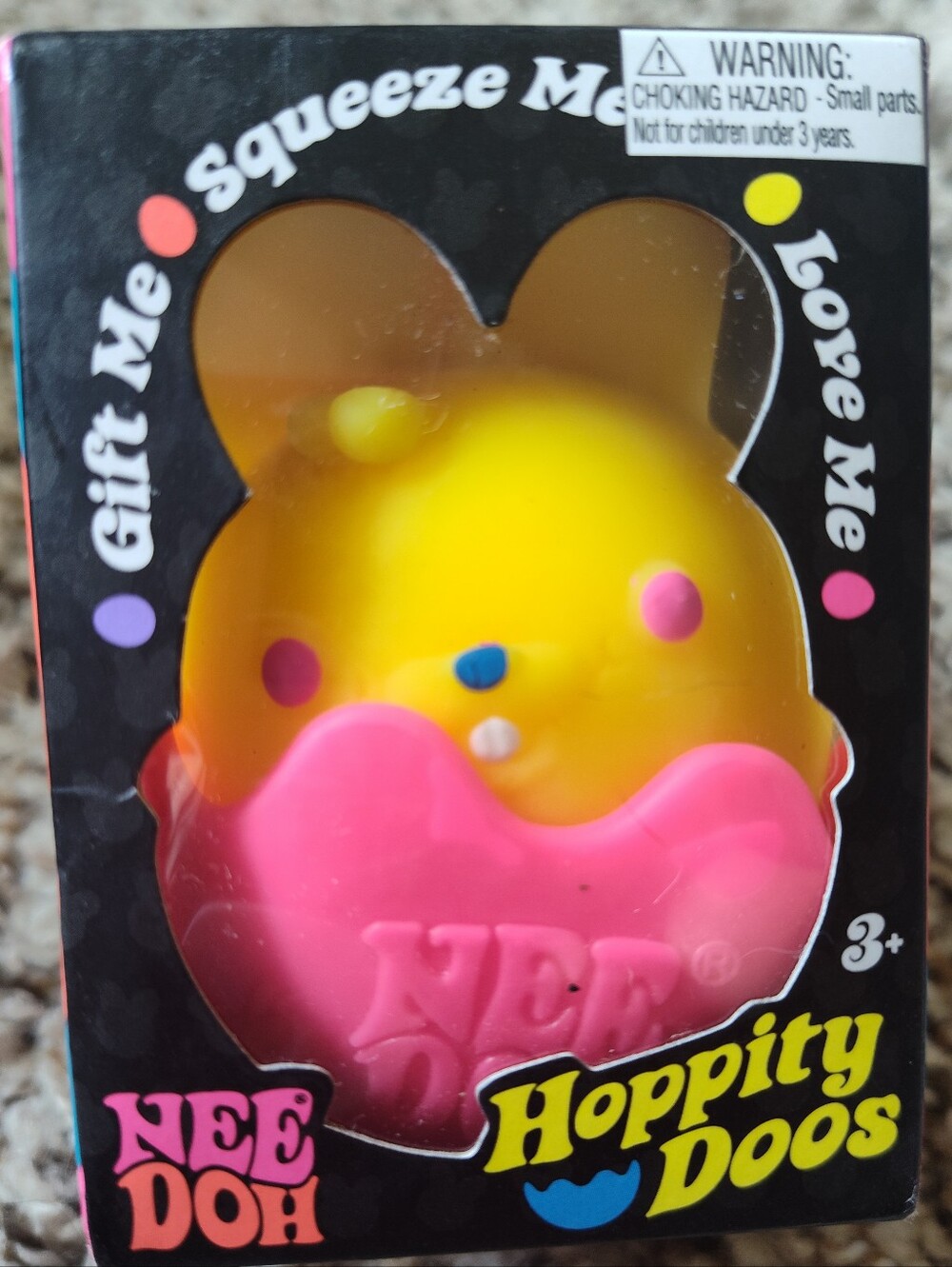🔥 Authentic Needoh Hoppity Doos Yellow Bunny